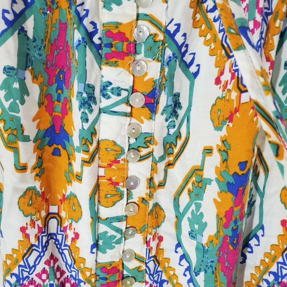 Christian Siriano Colorful Midi Skirt - Picture 8 of 9